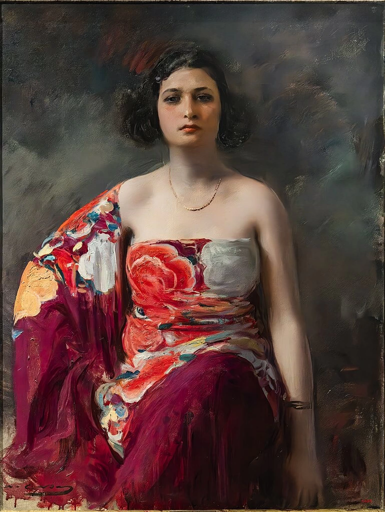 Ramon Casas - La Trini, Museu Nacional d'Art de Catalunya